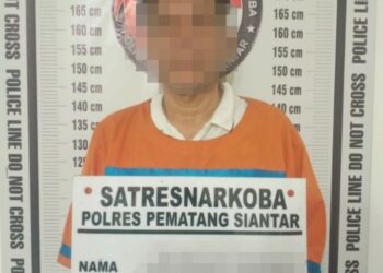 Polres Pematangsiantar Tangkap Pemilik Sabu 51,84 Gram Dirumahnya.