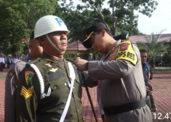 Pimpin Apel Gelar Pasukan Ops Zebra Toba 2024, Kapolres Langkat : Siap Wujudkan Kamseltibcarlantas Yang Kondusif.