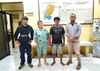 Pria Terduga Pelaku Percobaan Pencurian Polseķ Siantar Timur Kembalikan Kepada Keluarga.