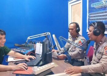 Ops Zebra Toba 2024, Polres Pematangsiantar Laksanakan Talk Show Radio.
