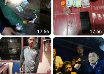 Polsek Bosar Maligas Berhasil Ringkus Pengedar Narkoba Jenis Shabu di Huta II Lorong Bhakti.
