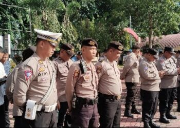 Polres langkat Siap Amankan Pelantikan Presiden & Wakil Presiden RI Terpilih di Kabupaten Langkat.