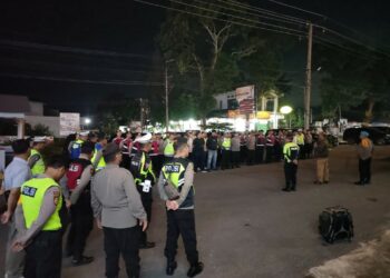 Polres Simalungun Gelar Patroli Skala Besar Jelang Pelantikan Presiden & Wakil Presiden Terpilih.
