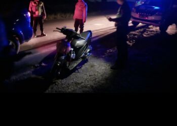Patroli Skala Besar Polres Simalungun Amankan 6 Sepeda Motor & 4 Pelajar Jelang Pelantikan Presiden.