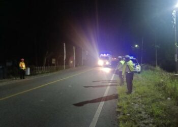 Polres Simalungun Gelar Apel Malam Antisipasi Balap Liar & Gangguan Kamtibmas Jelang Pelantikan Presiden.