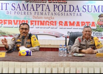 Polres Pematangsiantar Sambut Tim Supervisi Dit Samapta Polda Sumut.