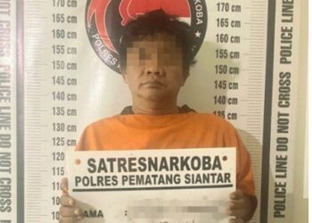Miliki Sabu & Ganja , Pria 54 Tahun Ditangkap Polres Pematangsiantar.