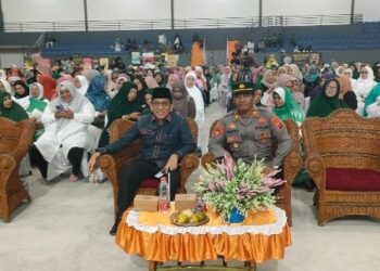 Kapolsek Sianțar Timur Hadiri Tabligh Akbar & Milad - 94 Al Jam'iyatul Wasliyah.