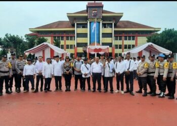 Kasat Binmas Polres Pematangsiantar Hadiri Apel Besar Polisi RW dan Satkamling Tahun Anggaran 2024 Polda Sumut.