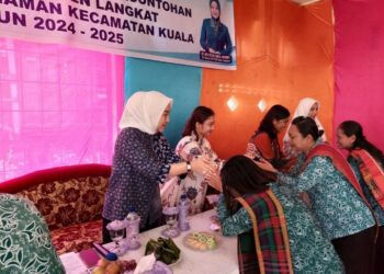 Pj. Ketua TP PKK Langkat Evaluasi Calon Desa Percontohan 2024 di Kuala, Fokus Pada Komitmen Kesejahteraan Keluarga.