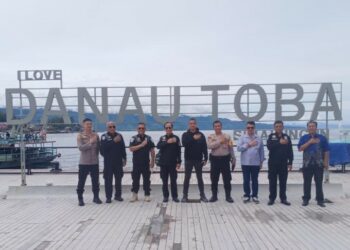 Polres Simalungun Bersama Tim Mabes Polri Gelar Risk Assessment di Danau Toba Untuk Pengamanan Aquabike Jetski World Championship 2024.