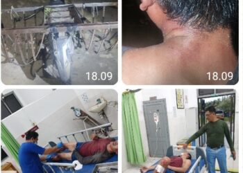 Polseķ Tanah Jawa Amankan Pelaku Curanmor Dari Amukan Warga Nagori Maligas Tongah.