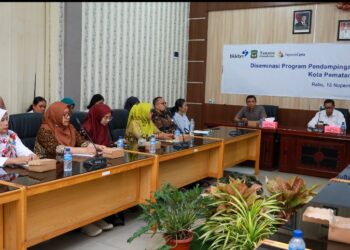 Pjs Wali Kota Pematangsiantar Drs Matheos Tan MM Hadiri Diseminasi Program Pendampingan Teknis Penurunan Stunting Kota Pematangsiantar.