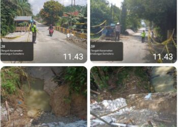 Profesionalisme Polri Dalam Menjaga Kamtibmas : Pengamanan Perbaikan Jalan di Tanah Jawa oleh Polsek Tanah Jawa.