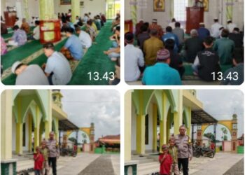 Jumat Curhat, Bhabinkamtibmas Polsek Bosar Maligas Berkoordinasi Dengan Tokoh Agama Untuk Tingkatkan Keamanan.