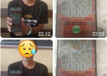 Polres Simalungun Berhasil Meringkus Pelaku Judi Online di Raya Kahean, Simalungun, Berkat Informasi Masyarakat.