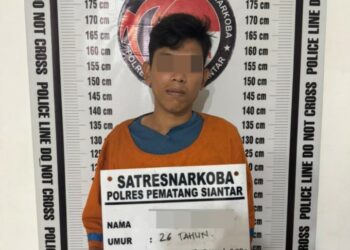 Bawa Dua Paket Sabu, Pria Asal Simalungun Ditangkap Polres Pematangsianțar.