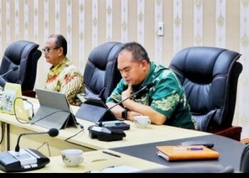 Plt Bupati Simalungun Hadiri Pertemuan Forkopimda Sumut Dengan Tim Desk Koordinasi Pilkada Serentak Dari Kemenko Polkam RI Secara Virtual.