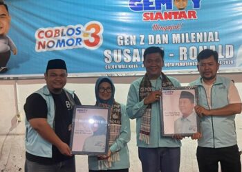 Ratusan Gen Z & Milenial Ikuti Acara "Muda Memilih" Untuk Mendukung Paslon Walikota & Wakil Walikota Pematangsiantar No. 3.