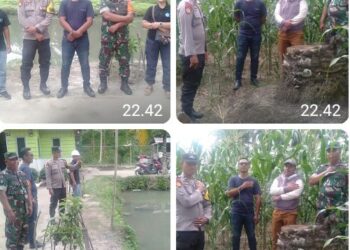 Polsek Bosar Maligas Dukung Ketahanan Pangan di Simalungun, Wujudkan Asta Cita Presiden, Serta Dekat Dengan Masyarakat.