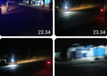 Sat Lantas Polres Simalungun Gelar Blue Light Patrol Cegah Gangguan Kamtibmas Pasca Pilkada 2024.