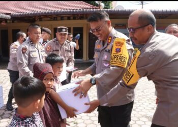 Kapolres Simalungun Pimpin Doa Syukur & Baksos Pasca Pilkada 2024 Yang Aman dan Damai.
