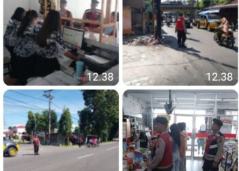 Sambangi Warga, Sat Samapta Polres Pematangsiantar Laksanakan Patroli Dialogis.