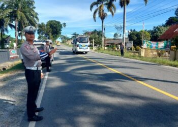 Satlantas Polres Simalungun Siaga Antisipasi Kemacetan & Kontijensi di Hari Libur Weekend.
