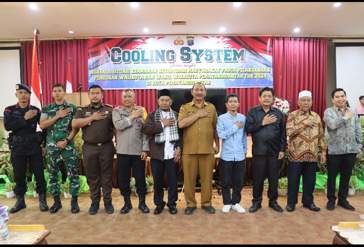 Menjaga Situasi Kamtibmas Pasca Pilkada 2024, Polres Pematangsiantar Laksanakan Cooling System.