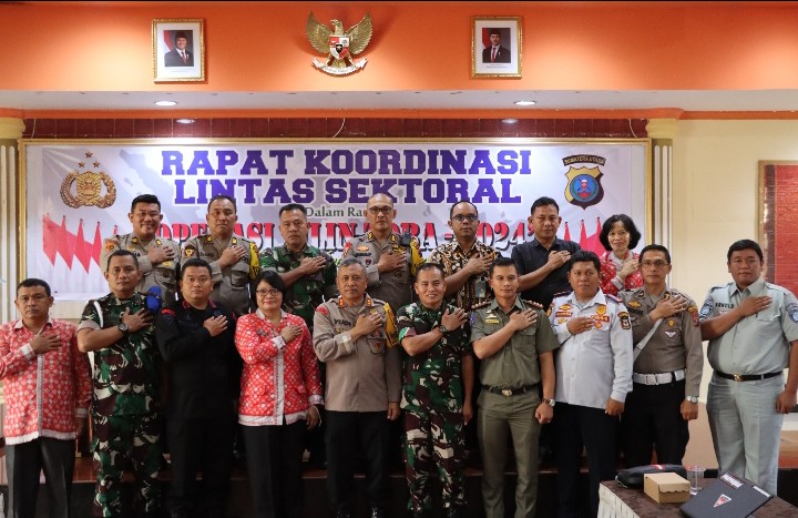 Kesiapan Ops Lilin Toba 2024, Polres Pematangsiantar Laksanakan Rakor Bersama Instansi Terkait.