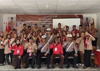 Satlantas Polres Simalungun Sosialisasikan Tertib Lalu Lintas kepada Pelatih & Pembina Pramuka.