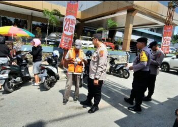 Sat Binmas Polres Pematangsiantar Lakukan Pembinaan Jukir Liar.