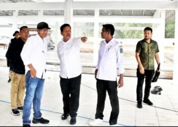 Bupati Simalungun Tinjau Pembangunan Pasar Tigarunggu di Kecamatan Purba.