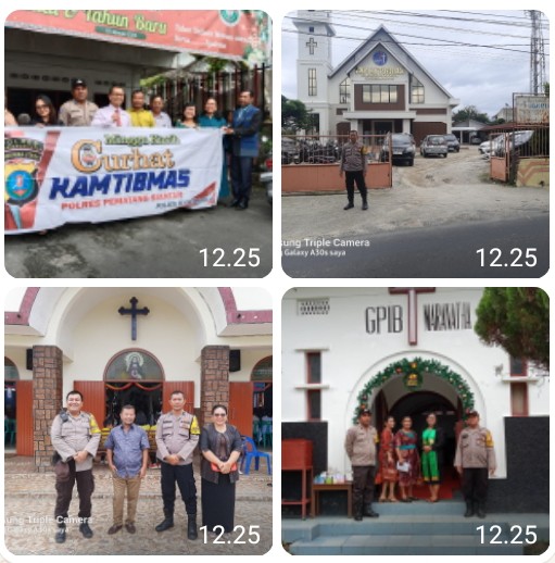 Lewat Minggu Kasih, Polres Pematangsiantar Sambangi Warganya.