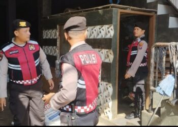 Beri Rasa Aman , Sat Samapta Polres Pematangsiantar Laksanakan KRYD di Jalan Bali.