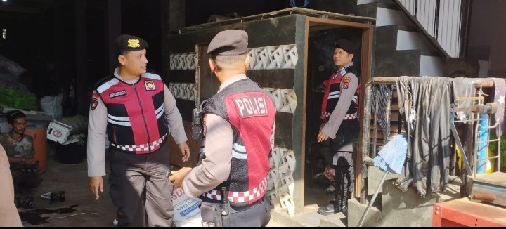 Beri Rasa Aman , Sat Samapta Polres Pematangsiantar Laksanakan KRYD di Jalan Bali.
