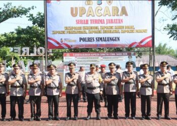 Kapolres Simalungun Pimpin Sertijab : Lima Pejabat Utama Dilantik di Awal 2025.