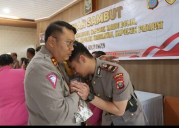 Polres Simalungun Gelar Pisah Sambut Jabatan, Sejumlah Perwira Berganti Posisi.