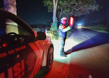 Satlantas Polres Simalungun Gelar Patroli Malam Cegah Balap Liar & Kejahatan Jalanan.