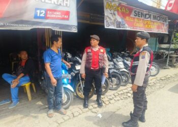 Cegah Kejahatan, Sat Samapta Polres Pematangsiantar Laksanakan KRYD di Jalan Sisingamangaraja.