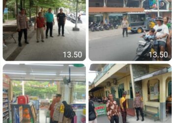 Piket Bhabinkamtibmas Polsek Siantar Barat Patroli Antisipasi Gangguan Kamtibmas.