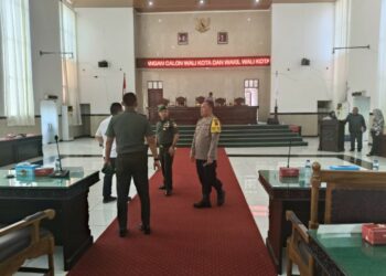 Kabag SDM Hadiri Rapat Paripurna DPRD Pengusulan, Pemberhentian & Penetapan Paslon Walikota dan Wakil Walikota Terpilih.