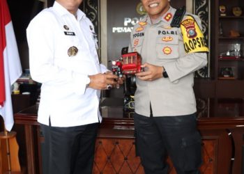 Kapolres Pematangsiantar Terima Audiensi Kalapas Davy Bartian.
