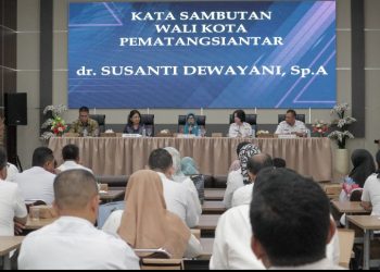 Wali Kota Pematangsiantar, dr Susanti Dewayani SpA Melakukan Entry Meeting Dengan Tim  BPK RI Perwakilan Provinsi Sumut.