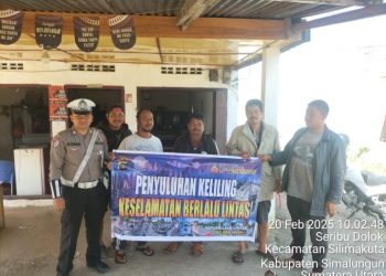 Sat Lantas Polres Simalungun: "Ayo Tertib Berlalu Lintas, Jaga Keselamatan Bersama!".