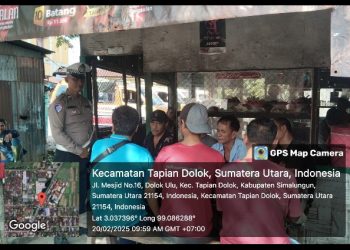 Sat Lantas Polres Simalungun Tekan Pelanggaran & Kecelakaan Lalu Lintas di Tapian Dolok.