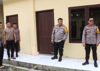 Kapolres Simalungun Gelar Sidak di Barak Lajang Personel Baja.