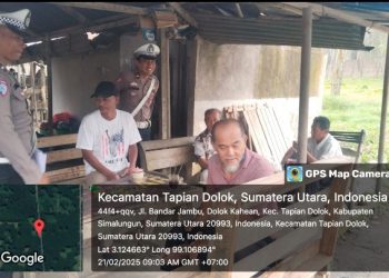 Sat Lantas Polres Simalungun Gencarkan Penyuluhan Keselamatan Berlalu Lintas Dalam Operasi Toba 2025.