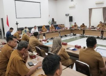 Wakil Wali Kota Pematangsiantar Herlina di Acara Rapat Teknis Tim Pengendalian Inflasi Daerah (TPID) & Program 100 Hari "Cerdas, Sehat, Kreatif & Selaras",.