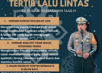 Kasat Lantas Polres Simalungun Keluarkan Imbauan Tertib Lalu Lintas Selama Ramadhan 1446 H.
